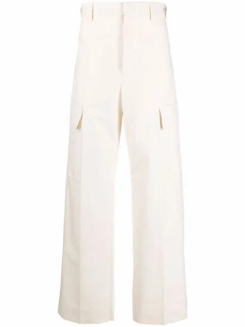 Jil Sander cargo-pocket trousers Neutrals JSMU310431MU243400