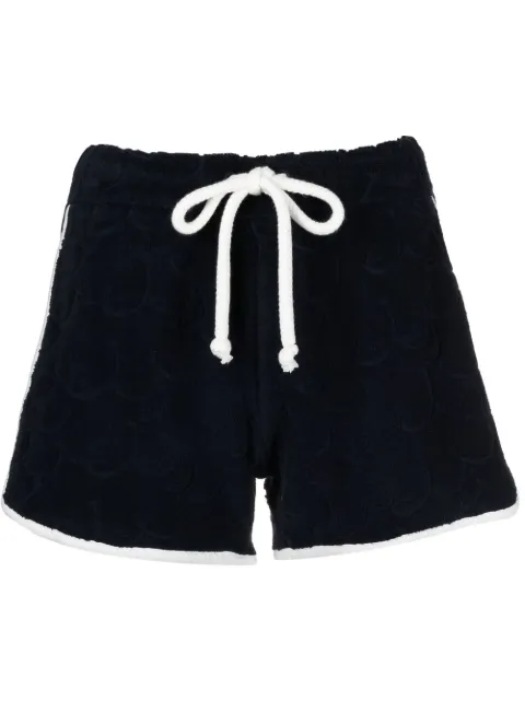 Jacob Cohën logo-embossed cotton shorts Blue V100200M4377