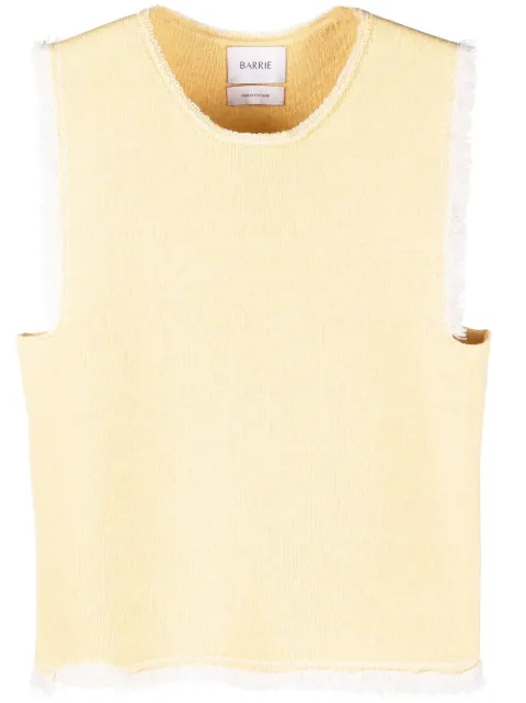 Barrie fringe-trim top Yellow C85755