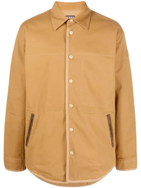 Diesel S-Doves twill shirt jacket Neutrals A061390PDAJ