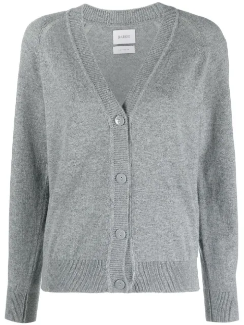 Barrie V-neck cashmere cardigan Grey C166219