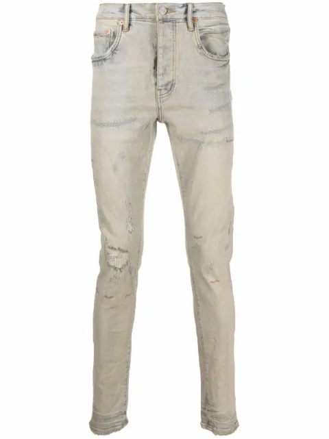 Purple Brand distressed skinny jeans Blue P001SOR