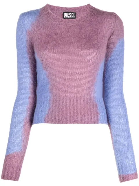 Diesel M-Ilady two-toned jumper Purple A067260WDAT