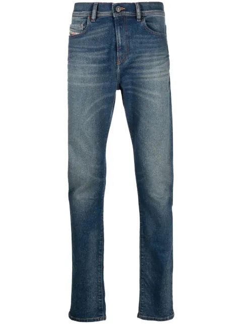Diesel 1983 low-rise slim-cut jeans Blue A0358409D82
