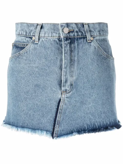 Natasha Zinko washed denim skirt Blue SS222NZ30687