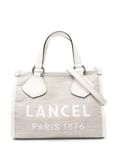 Lancel logo-print tote bag Neutrals A120065ZTU