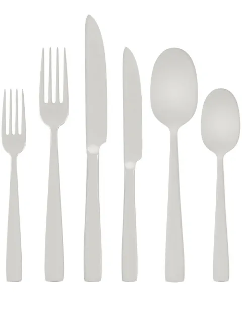 Dolce & Gabbana Blu Mediterraneo logo-engraved flatware Silver TCPS01TCA42