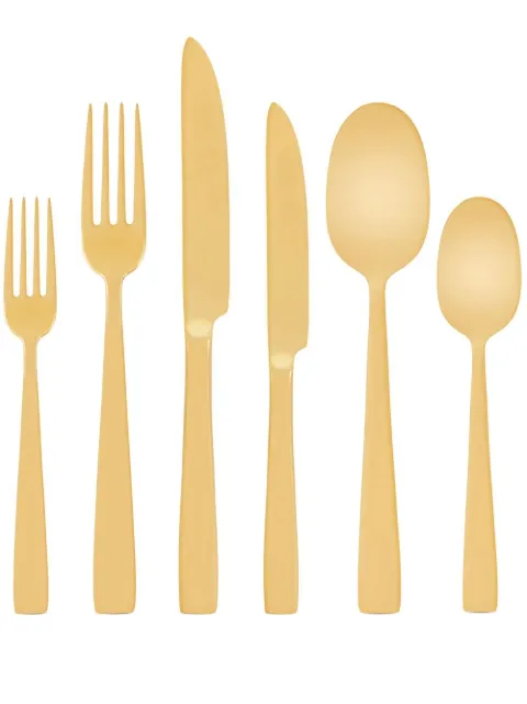 Dolce & Gabbana INOX flatware (6-piece set) Gold TCPS01TCA51