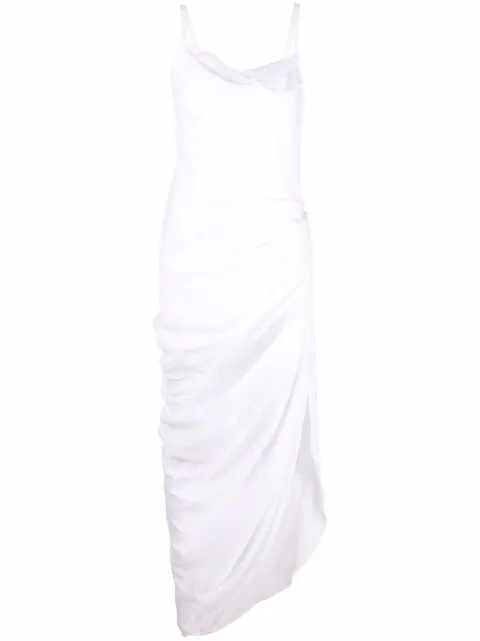 Jacquemus La Robe Saudade Longue dress White 243DR0011020