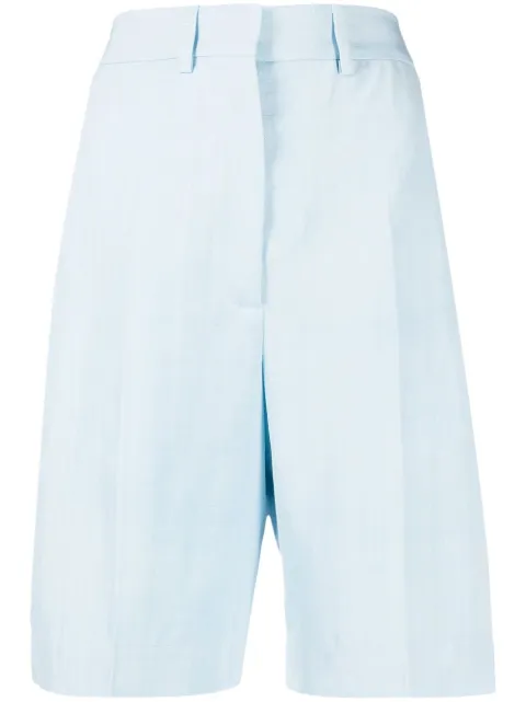 Casablanca tailored high-waist shorts Blue WS22TR080
