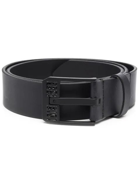 Diesel Bluestar II leather belt Black X08880P1913