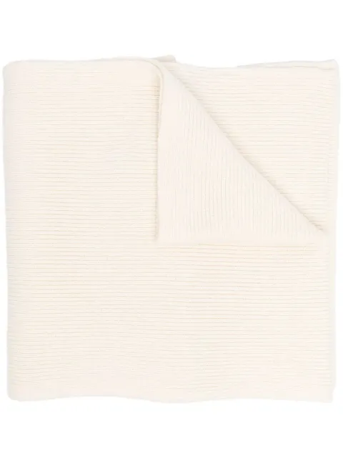 Diesel K-Coder ribbed wool-blend scarf Neutrals A051650DAOB
