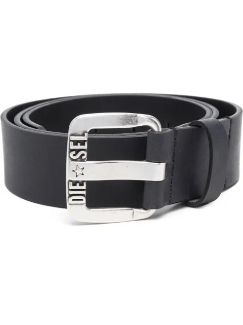 Diesel B-Star II leather belt Black X08881P1913