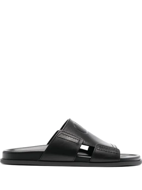 Valentino Garavani VLogo Signature slide sandals Black YS0F61EDJ