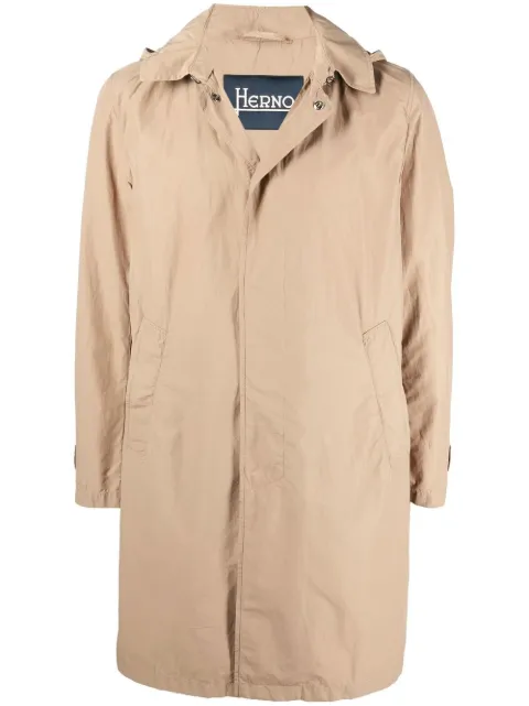 Herno hooded parka coat Brown IM000292U12430