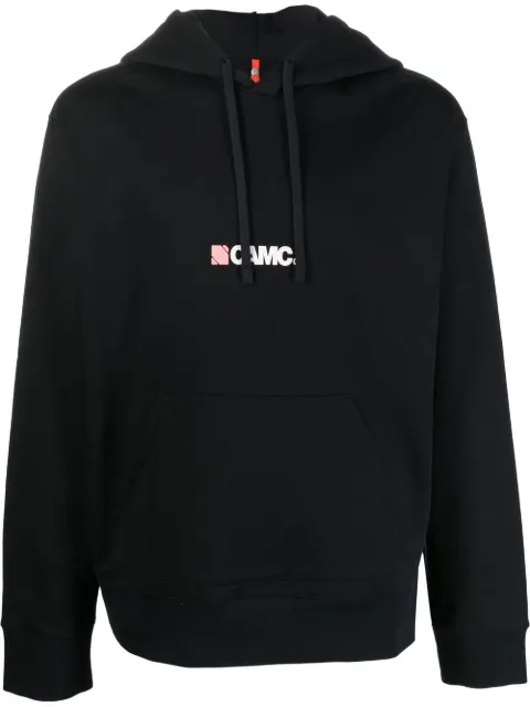OAMC logo-print hoodie Black OAMU705482COT00726