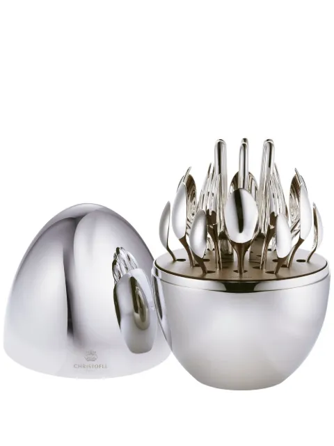 Christofle Mood Easy 24-piece flatware set (six-person setting) Silver 3570660465923