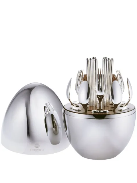 Christofle Mood Asia 24-piece flatware set (six-person setting) Silver 3570660465916