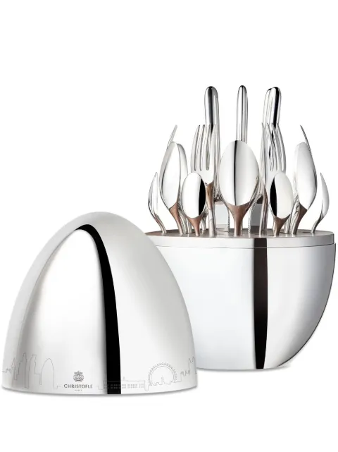 Christofle Mood Skyline London 24-piece flatware set (six-person setting) Silver 3170660314001