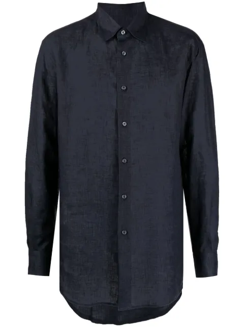 Brioni button-down fitted shirt Blue SCAY0LP9111
