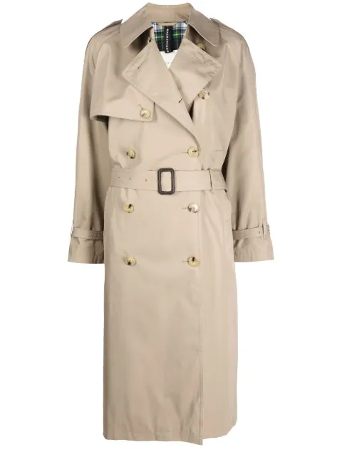 Mackintosh JAMIE gabardine-weave trench coat Brown MO7731