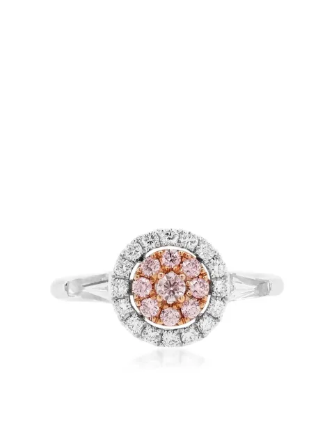 HYT Jewelry 18kt white gold Argyle Pink Diamond engagement ring Silver R987HR