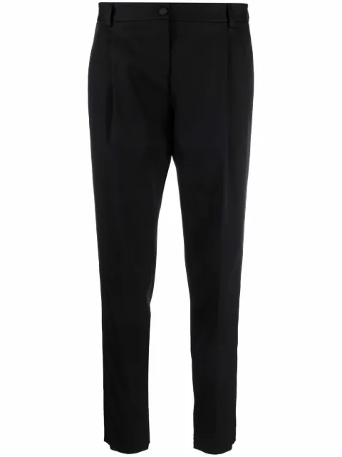 Dolce & Gabbana tailored mid-rise trousers Black FTCHMTFURJL