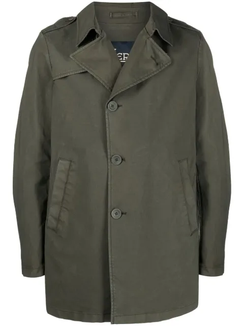 Herno single-breasted lightweight jacket Green PE000027U13153