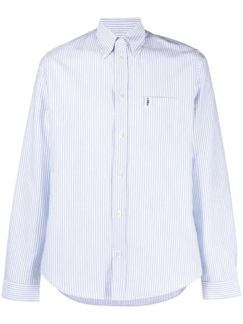 Mackintosh BLOOMSBURY striped shirt Blue SH0231