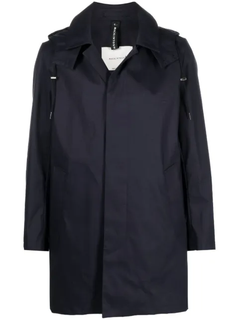 Mackintosh CAMBRIDGE HOOD cotton coat Blue MO6763