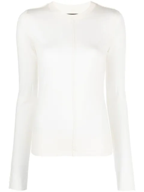 AMIRI distressed cashmere jumper Neutrals PS22WKL007
