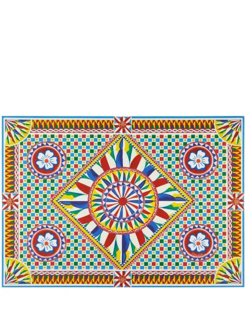 Dolce & Gabbana Carretto-print place mats (set of 36) Yellow TCGS01TCAG1