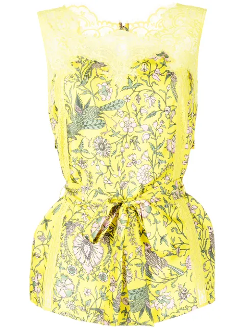 SHIATZY CHEN flowerful collection top Yellow 123154