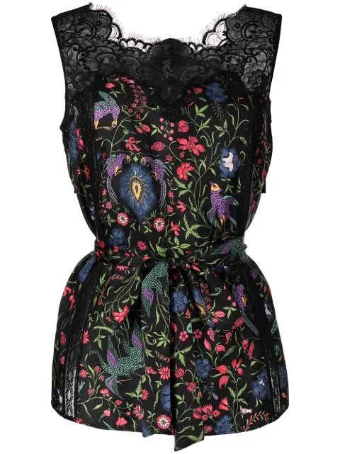 SHIATZY CHEN flowerful collection top Black 123154