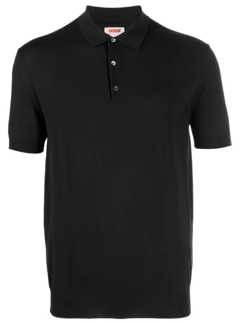 Baracuta PIma cotton polo shirt Black BRMAG0003BKNT1