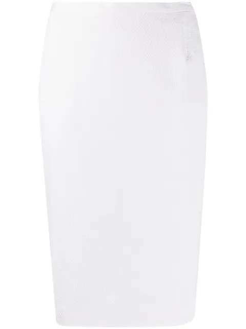 Dolce & Gabbana Pre-Owned 2000s knee-length pencil skirt White DOGA250VF