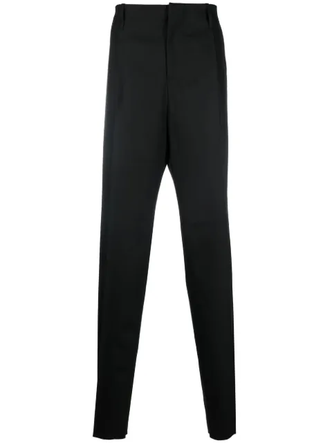Versace straight-leg twill trousers Black 10067141A03848