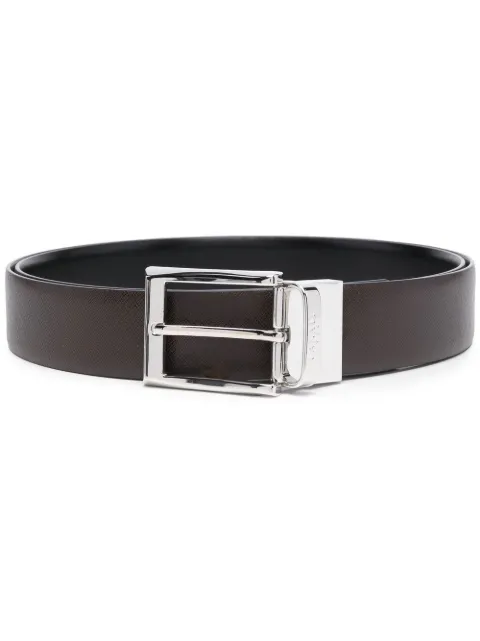 Canali buckle-fastening belt Brown KA00033