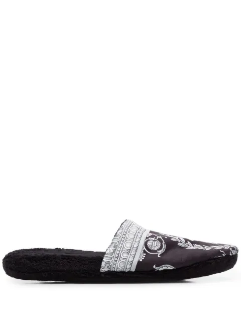 Versace I ♡ Baroque slippers Black ZSLB00002ZCOSP052
