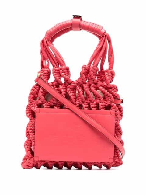 ETRO small interwoven tote bag Pink 1N6369402