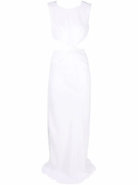 Alberta Ferretti cut-out long dress White AEF221M04030119