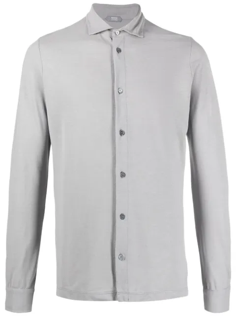 Zanone classic button-up shirt Grey 811978Z0380