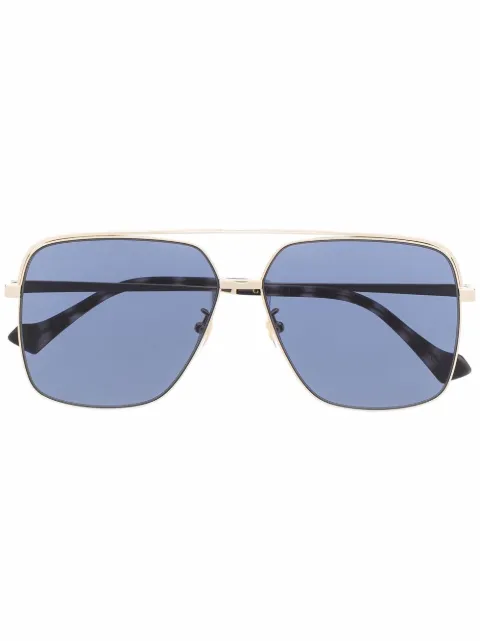 Gucci Eyewear pilot-frame sunglasses Gold GG1099SA002