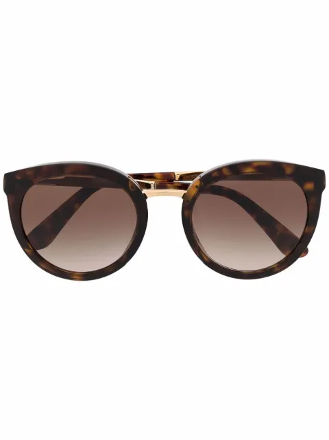 Dolce & Gabbana Eyewear tortoiseshell round-frame sunglasses Brown DG4268