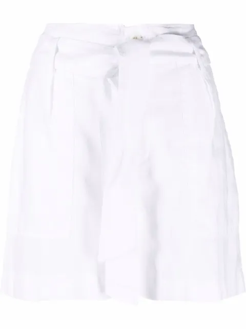 Lauren Ralph Lauren Daviana tied shorts White 200862093001