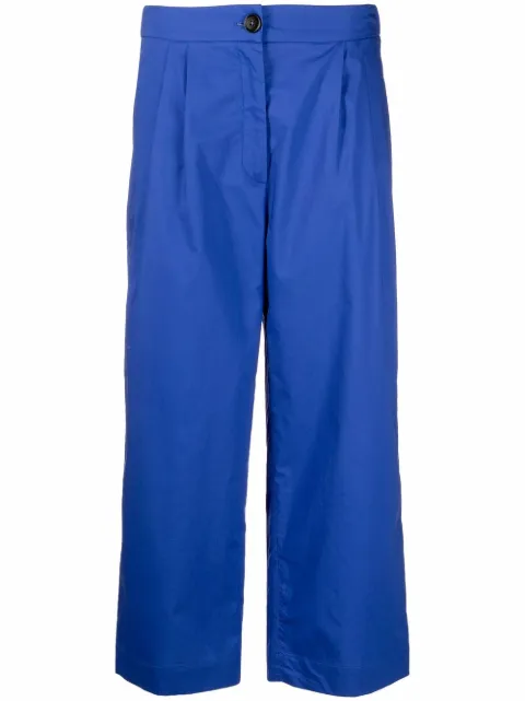 Woolrich tailored cropped trousers Blue CFWWTR0119FRUT3027