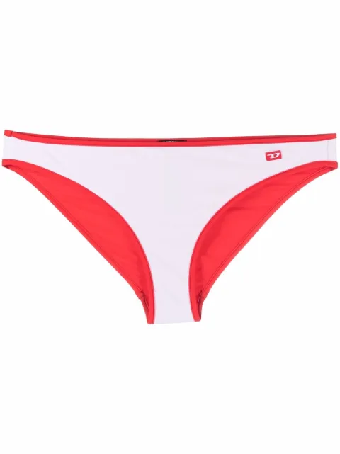 Diesel BFPN-Angelss contrast-trimmed bikini bottoms White A039820HFAN