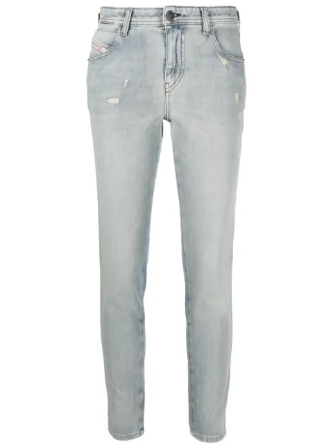 Diesel distressed-effect skinny jeans Blue A0360409B68