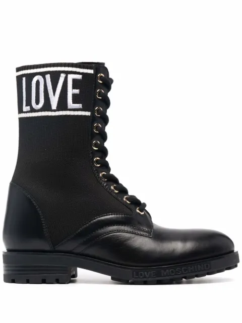 Love Moschino calf-length boots Black JA24244G1FIZE
