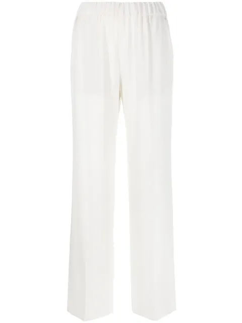 Alberto Biani high-waist wide-leg trousers White CC872AC0028100